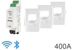 Shelly pro 3em (3xclamp 400a), releu wifi 3 canale si control contactor (3800235268117)