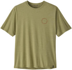 Patagonia Men's Capilene Cool Daily Shirt - Spoke Stencil férfi póló XL / zöld
