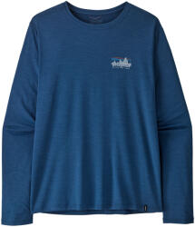 Patagonia M's L/S Cap Cool Daily Shirt - '73 Skyline férfi póló L / kék
