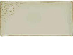 CreaTable Nature Tálalótányér, szögletes, krém színű, magasság: 35 mm, hossz: 330 mm, szélesség: 165 mm