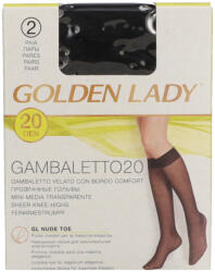 Golden Lady Gambaletto térdfix 20 Den fekete - 2 db