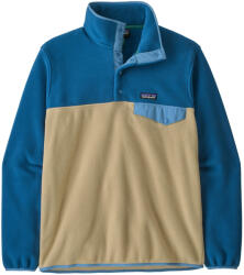 Patagonia Lightweight Synchilla Snap-T Pullover férfi pulóver L / bézs/kék