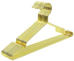 SONGMICS Krómozott vállfák 20 db, 42 x 21 x 0, 3 cm, arany (CRI044G01) - vasbutor