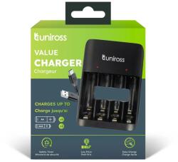 Uniross Ni-MH AA/AAA akku töltő USB-C UCU010 (UCU010)
