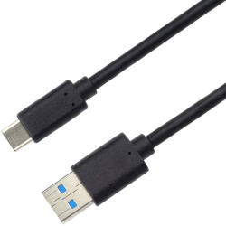 PremiumCord USB-C - USB 3.2 Gen 2 60W 10 Gbit/s kábel 0.15m (KU31CK01BK) (KU31CK01BK)