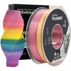 Smart Print FG-S109-E1, 3D filament, PLA Silk, 1, 75mm, 1000g, Többszínű (Rainbow) (FG-S109-E1)