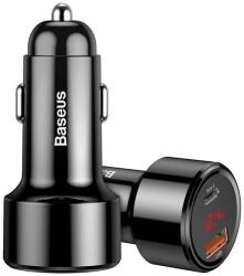 Baseus Magic autós töltő USB-A + Type-C QC 4.0 PD 45W fekete (CCMLC20C-01)