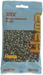 Hama Margele de calcat Hama midi gri cenusiu 1000 buc in pungulita (Ha207-117)
