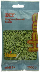 Hama Margele de calcat Hama midi verde ceai 1000 buc in pungulita (Ha207-110)