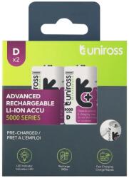 Uniross Rechargeable góliát akkumulátor (D) 1.5V USB-C li-ion 2db U322088 (U322088)