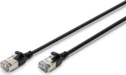 ASSMANN Patch Cord Digitus by Assmann DK-1632-A-003S-BL, F/FTP, Cat. 6a, 0.3 m, Negru (dk-1632-a-003s-bl)