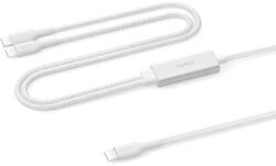 Belkin Cablu de date Belkin BoostCharge Pro, USB-C male - 2 x USB-C male, 1.5 m, White (CAC004HQ1.5MWH)