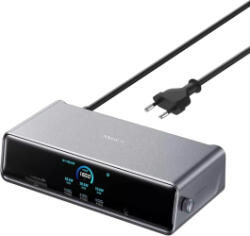 Anker Docking Station Anker Prime 14-in-1, Triple Display, 8K DisplayLink, compatibil cu Windows MacOS, Gri (a83b33a1)