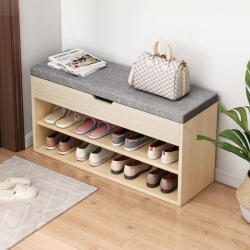 Primbútor Cipősszekrény 80 x 28 x 44 cm BC FUR1641-80