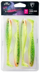  FOX RAGE Fox Rage Slick Shad Ultra UV 13cm Lemontiger x 4