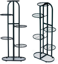 Homelux Modern fém virágtartó 6 szintes, fekete (PJJPS0014) - homelux