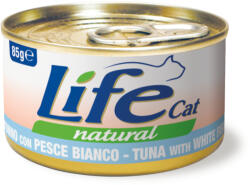  Life Cat Natural 24xx85g Life Cat Natural Adult Tonhal & fehér hal nedves macskatáp