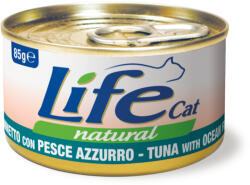  Life Cat Natural 12x85g Life Cat Natural Adult Tonhal & tengeri hal nedves macskatáp
