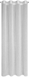 Eurofirany HANIA dekoratív függöny, fém gyűrűkkel, 140x250, fehér (409614)