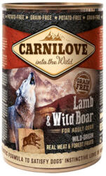 CARNILOVE 6x400g Carnilove Adult Into The Wild bárány & vaddisznó nedves kutyatáp