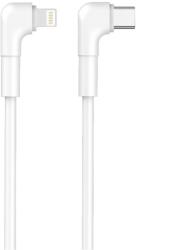 Maxlife iPhone adatkábel, töltőkábel, iPhone 8pin, lightning - USB-C ( Type-C), fehér, 27W 1m, Maxlife MXUC-09 (K-5900495092649)