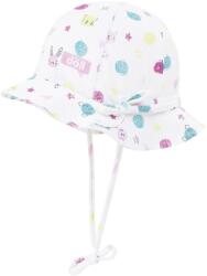  Lányoknak való nyári sapka, fehér, állatmintás, gyerek szett (hurtimex_4050744788401)