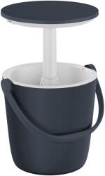 Keter Go Bar kerti bár műanyag asztal funkcióval, grafit/fehér