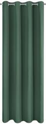 Eurofirany Függöny ADARI 140 x 250 cm Eurofirany gyűrűk sötétzöld (457119)