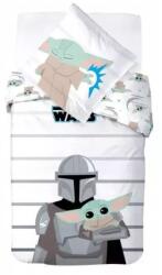 Carbotex Mandalóri és Grogu mintás ágyneműhuzat garnitúra - 140 x 200 cm + 70 x 90 cm