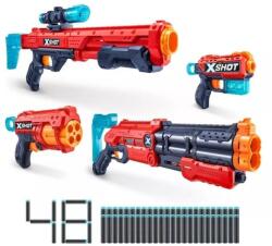 ZURU Set Mare - Vigilante, Hawk Eye, Fury 4, Kickback (6 cutii, 48 de proiectile) (SK49Z-36251)