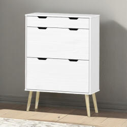 Primbútor Cipősszekrény 100 x 33 x 50 cm Fehér CS06-100