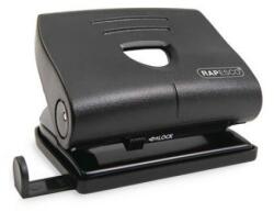 Rapesco Lyukasztó, kétlyukú, 22 lap, antibakteriális, RAPESCO "820-P", fekete (PF8700B1) - emag