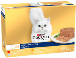 Gourmet GOLD Pástétom nedves macskaeledel 12x85g