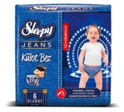 Sleepy Scutece Chilotel Sleepy Jeans, Marimea 6 X Large, 15 - 25 kg, 20 Bucati (SMT-0296)
