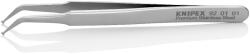 KNIPEX Pensetă precisă SMD 115 mm cu vârfuri curbate KNIPEX 60199 (92 01 01)
