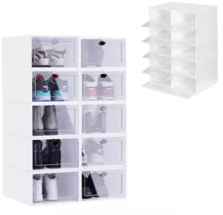 Homelux Dulap modular pentru pantofi cu 10 compartimente, plastic (PJJSB0002) Pantofar