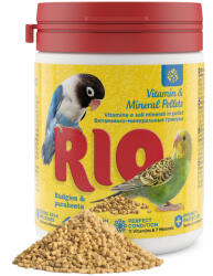 RIO Vitamin- és ásványianyag pelletek hullámos papagájoknak és törpepapagájoknak 120g