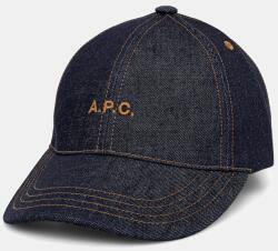 APC A. P. C. șapcă de denim CASQUETTE THAIS PPY2-CAU03R_59J (COHIZ.M24127)