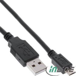InLine 31720Q USB kábel USB 2.0 2 M USB A Micro-USB B Fekete (31720Q) (31720Q)