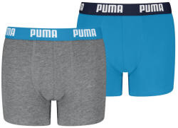 PUMA Everyday Basic Boxers 2P Mărime copii: 128 / Culoare: gri/albastru (93897104)