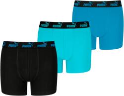 PUMA Elements Basic Boxers 3P Mărime copii: 128 / Culoare: negru/albastru (93896304)