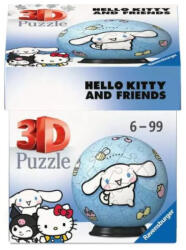 Ravensburger 11629 - Hello Kitty és Barátai Balls - Cinnamoroll - 55 db-os 3D puzzle (11629)