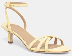 Lauren Ralph Lauren sandale cu toc jos din piele întoarsă Kendyl Kttn PPY2-OBD3IF_11X