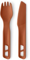 Sea to Summit Horizon Cutlery Set - 2 Piece Culoare: cărămiziu (054406)