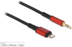 Delock Audió kábel 8 tűs Lightning apa - sztereo jack apa 3.5 mm 3 tűs, 1, 5 m (86587) (86587) (86587)