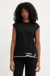 Karl Lagerfeld top pentru femei, din bumbac PPY2-TSD1KN_99X (B2W17018)
