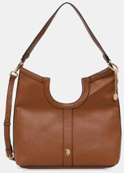 U. S. Polo Assn U. S. Polo Assn. vászontáska női műbőr LAWSON - barna Univerzális méret