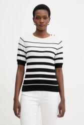 Morgan Pulóver női viszkózzal - fehér M - answear - 18 990 Ft