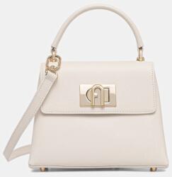 Furla vászontáska női bőr 1927 Mini Top Handle - bézs Univerzális méret