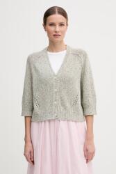 Mos Mosh kardigán női selyemmel Lizet - zöld S